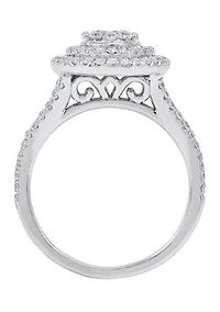 1.0 ct. t.w. Diamond Ring in 10K White Gold