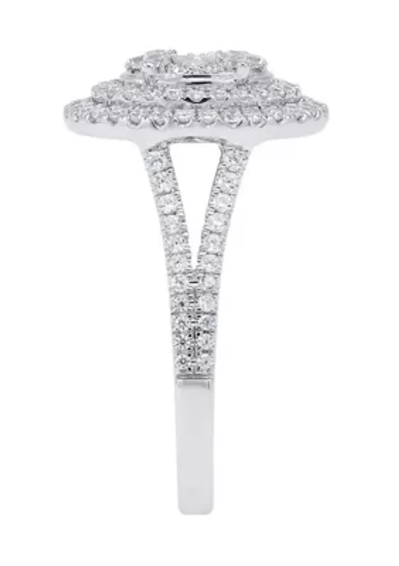 1.0 ct. t.w. Diamond Ring in 10K White Gold