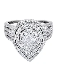 Diamond  Ring in 10K White Gold