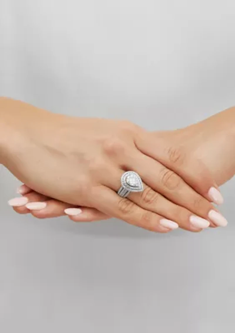 Diamond  Ring in 10K White Gold
