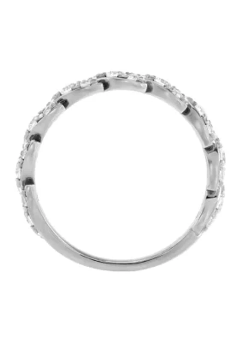 1/2 ct. t.w. Lab Grown Ring in 14K White Gold