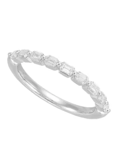 Diamond Band Ring in 14K White Gold