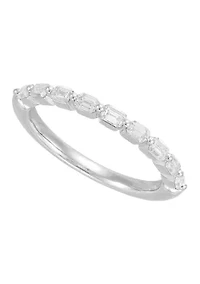 Diamond Band Ring in 14K White Gold