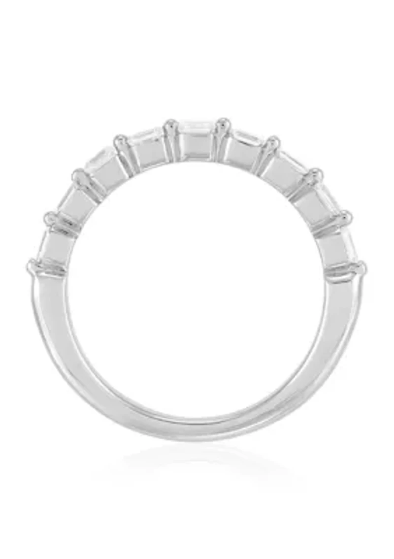 Diamond Band Ring in 14K White Gold