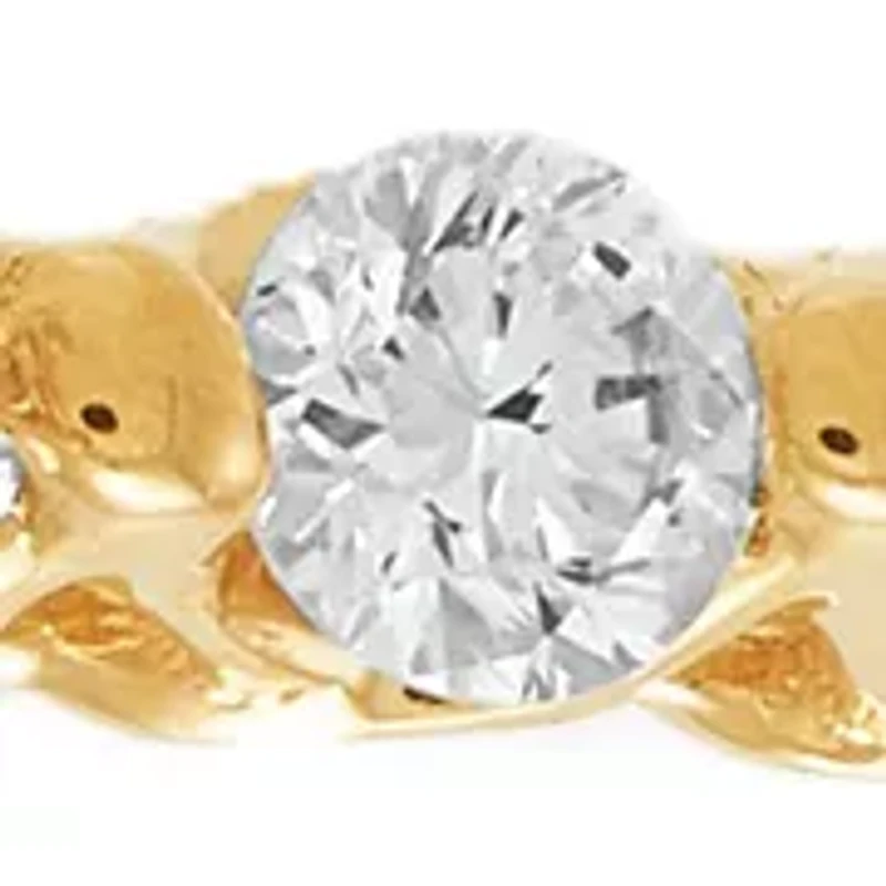 3/4 ct. t.w. Diamond Ring in 14K Yellow and White Gold