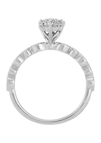 1/3 ct. t.w. Diamond Ring in Sterling Silver