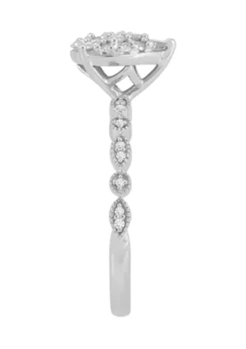 1/3 ct. t.w. Diamond Ring in Sterling Silver