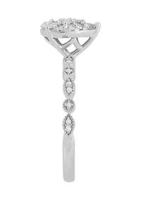 1/3 ct. t.w. Diamond Ring in Sterling Silver