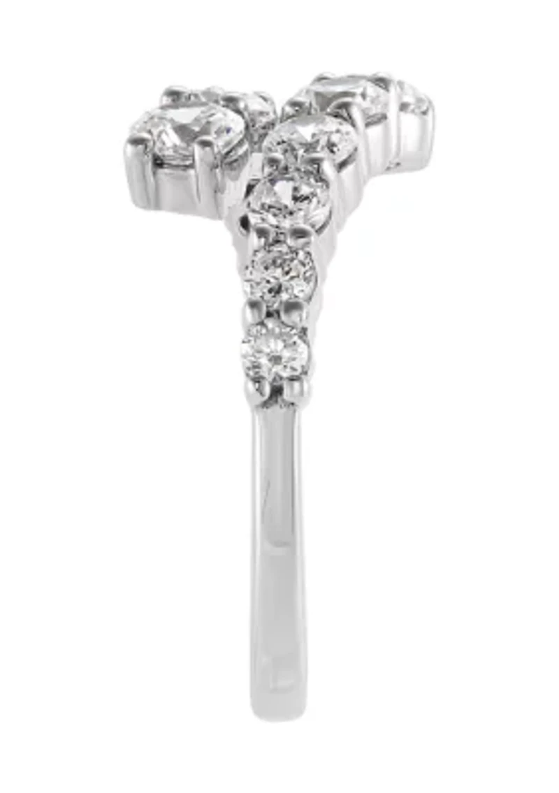 1.5 ct. t.w. Lab Grown Diamond Ring in 10K White Gold