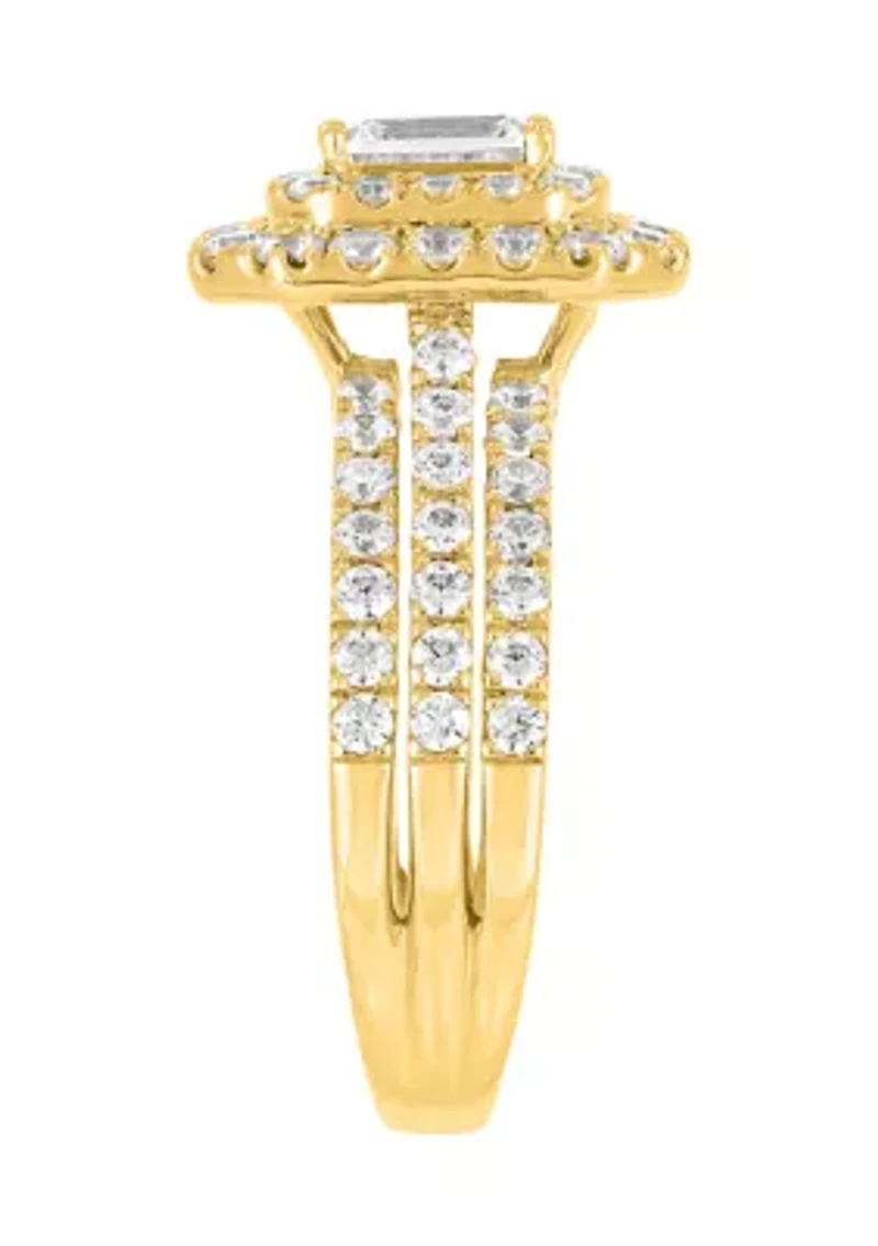 2 ct. t.w. Lab Grown Diamond Ring in 10K Yellow Gold