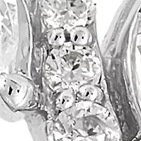 1.25 ct. t.w. Leaf Bypass Lab Diamond Ring in 10K White Gold