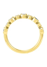 1/2 ct. t.w. Lab Grown Diamond Band Ring in 10K Yellow Gold