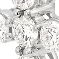 1 ct. t.w. Lab Grown Diamond Cross Pendant with 18" Rope Chain in 10K White Gold