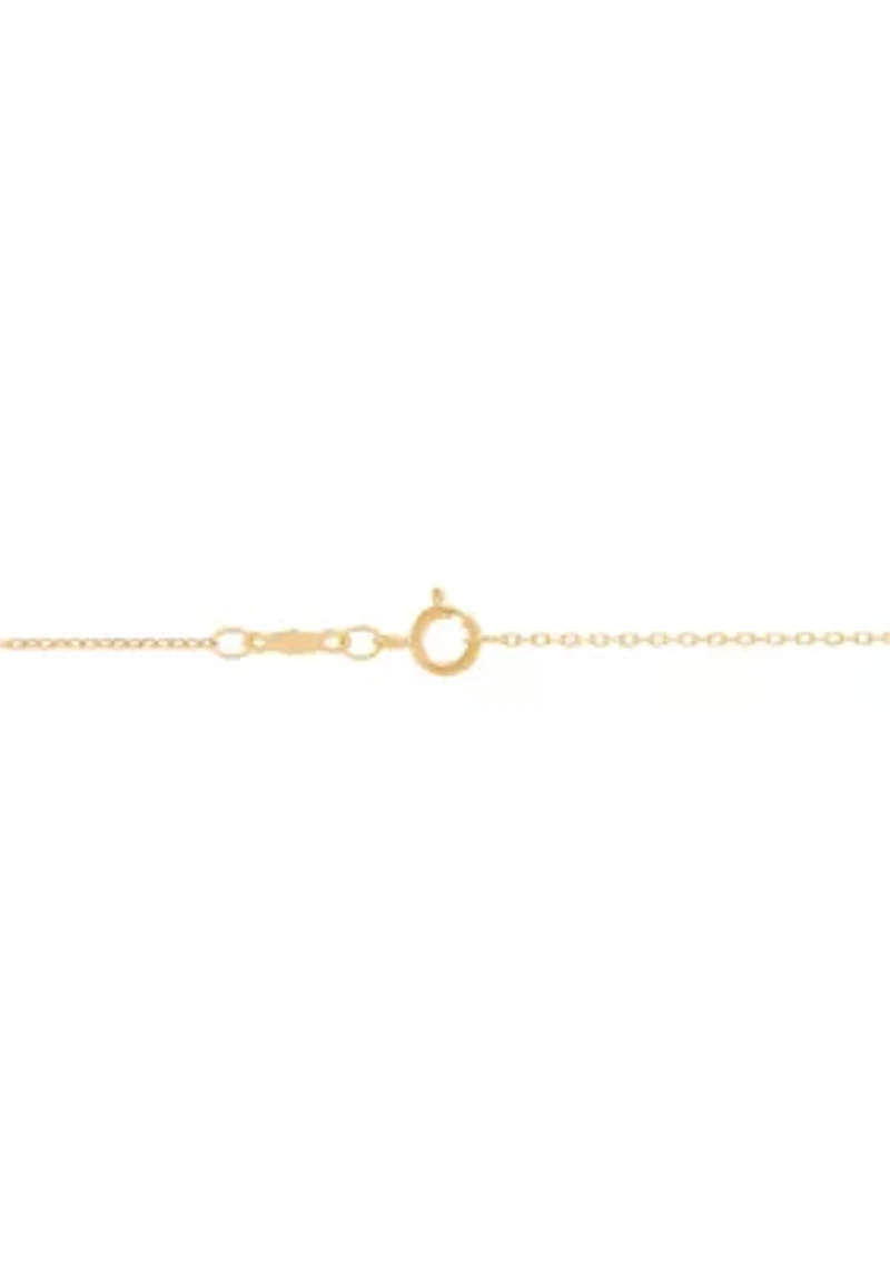 2 ct. t.w. Lab Grown Diamond Pendant Necklace with 18" Cable Chain in 14K Yellow Gold