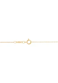2 ct. t.w. Lab Grown Diamond Pendant Necklace with 18" Cable Chain in 14K Yellow Gold