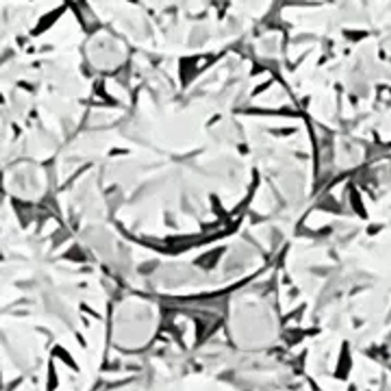 3/4 ct. t.w. Lab Grown Diamond Pendant with 18" Box Chain in 10K White Gold