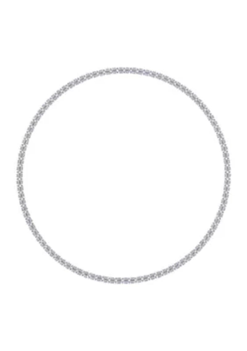 6 ct. t.w. Lab Grown Diamond Necklace in 10K White Gold