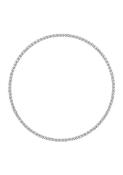 6 ct. t.w. Lab Grown Diamond Necklace in 10K White Gold