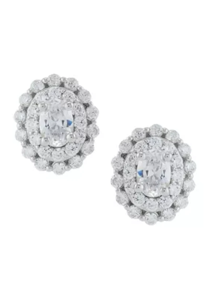 1.5 ct. t.w. Lab Grown Diamond Stud Earrings in 14K White Gold