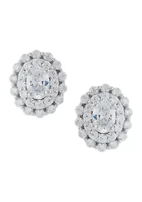 1.5 ct. t.w. Lab Grown Diamond Stud Earrings in 14K White Gold