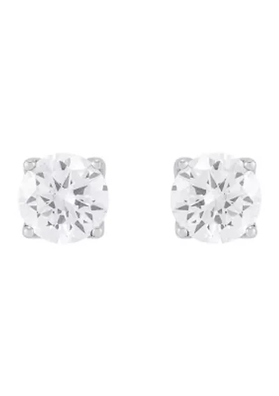 3 ct. t.w. Lab Grown Diamond Stud Earrings in 10K White Gold