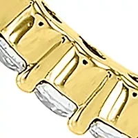  1 ct. t.w. Lab Created Diamond  Hoop Earrings in 10K Yellow Gold