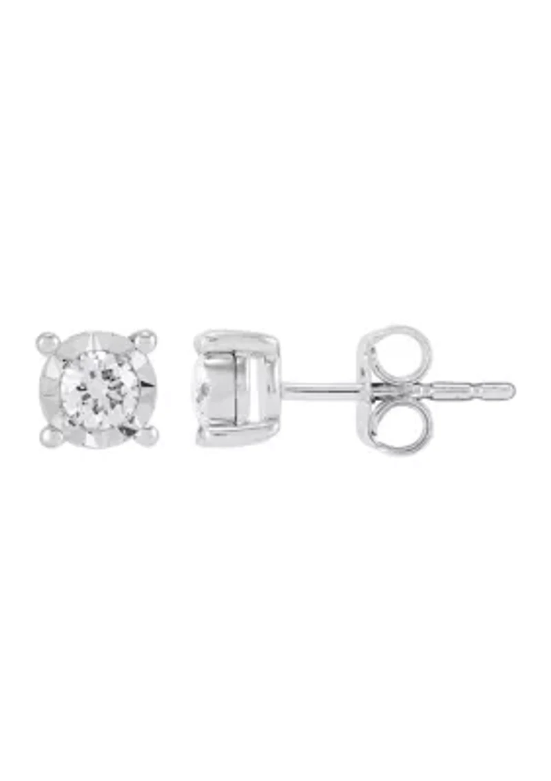 1/4 ct. t.w. Lab Grown Diamond Stud Earrings in Sterling Silver