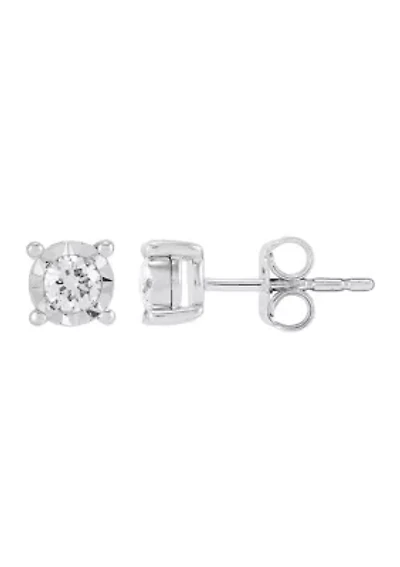 1/4 ct. t.w. Lab Grown Diamond Stud Earrings in Sterling Silver
