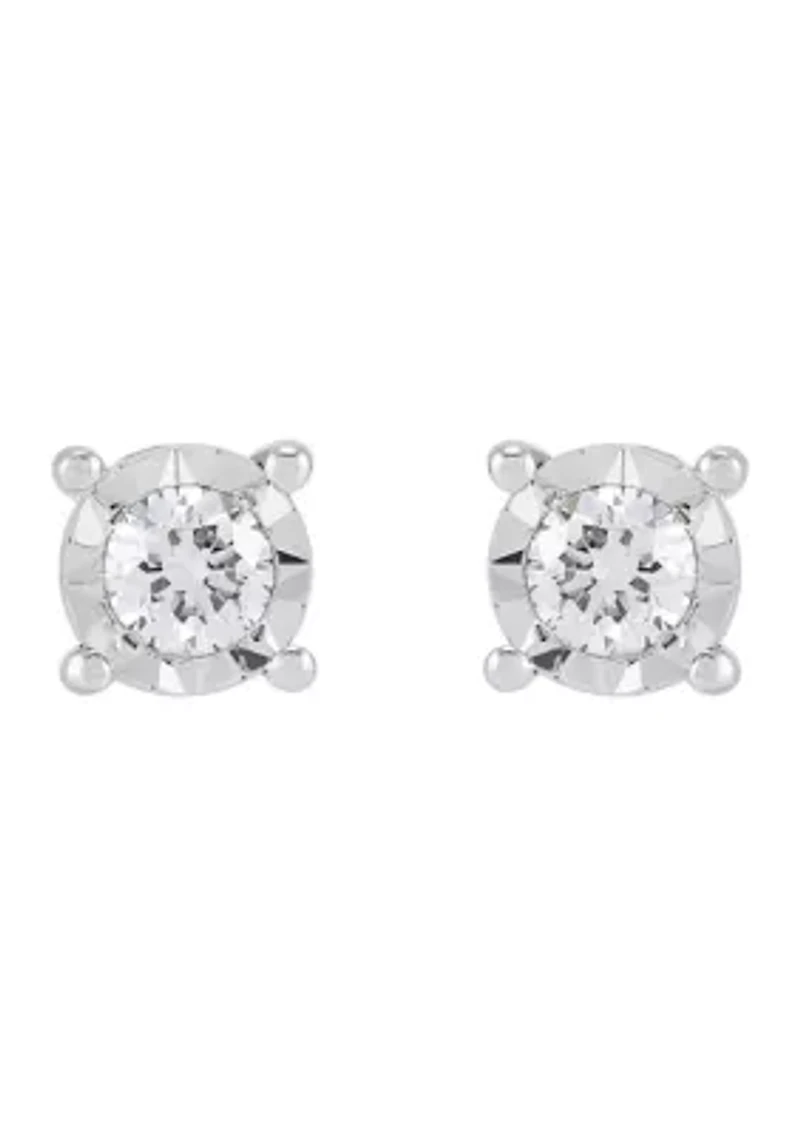 1/4 ct. t.w. Lab Grown Diamond Stud Earrings in Sterling Silver