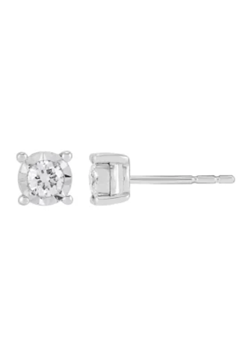 1/4 ct. t.w. Lab Grown Diamond Stud Earrings in Sterling Silver
