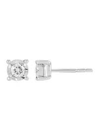 1/4 ct. t.w. Lab Grown Diamond Stud Earrings in Sterling Silver