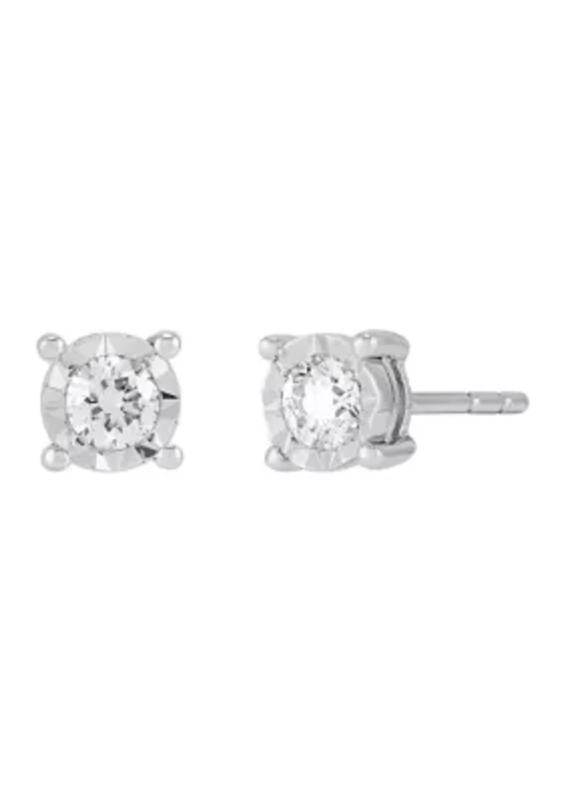 1/4 ct. t.w. Lab Grown Diamond Stud Earrings in Sterling Silver