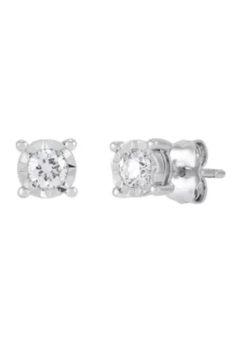 1/4 ct. t.w. Lab Grown Diamond Stud Earrings in Sterling Silver