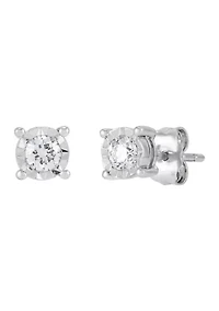 1/4 ct. t.w. Lab Grown Diamond Stud Earrings in Sterling Silver