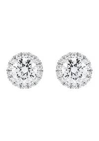 3 ct. t.w. Lab Grown Diamond Stud Earrings in 10K White Gold