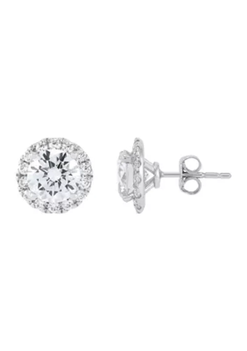 3 ct. t.w. Lab Grown Diamond Stud Earrings in 10K White Gold