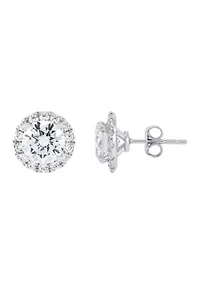 3 ct. t.w. Lab Grown Diamond Stud Earrings in 10K White Gold