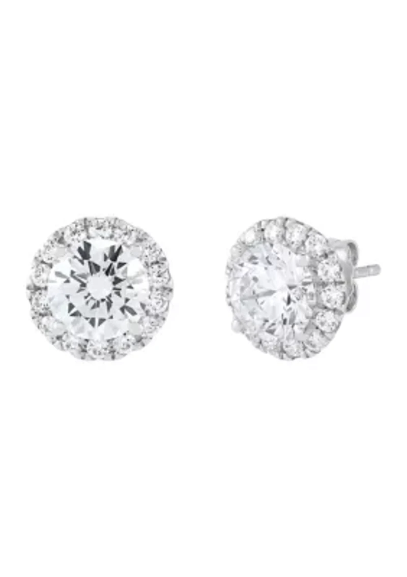 3 ct. t.w. Lab Grown Diamond Stud Earrings in 10K White Gold