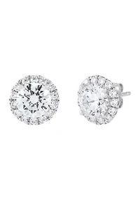 3 ct. t.w. Lab Grown Diamond Stud Earrings in 10K White Gold