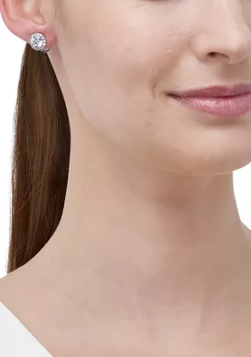 3 ct. t.w. Lab Grown Diamond Stud Earrings in 10K White Gold