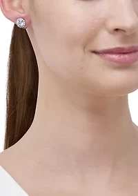 3 ct. t.w. Lab Grown Diamond Stud Earrings in 10K White Gold