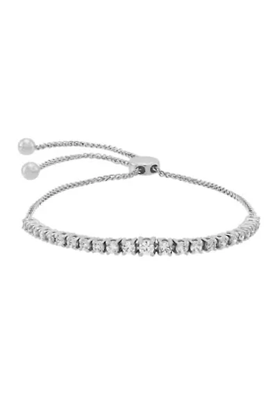 1 ct. t.w. Lab Grown Diamond Bracelet in Sterling Silver