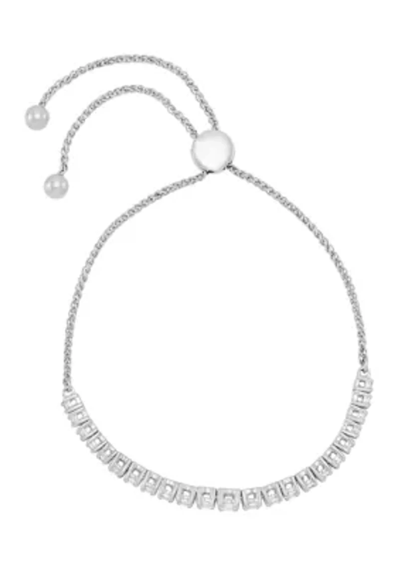 1 ct. t.w. Lab Grown Diamond Bracelet in Sterling Silver