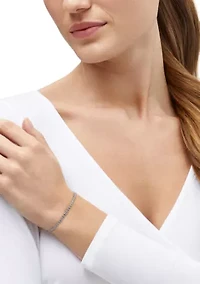 1 ct. t.w. Lab Grown Diamond Bracelet in Sterling Silver