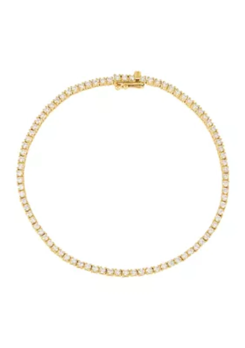 2 ct. t.w. Lab Created Diamond Tennis Bracelet 10K White Gold