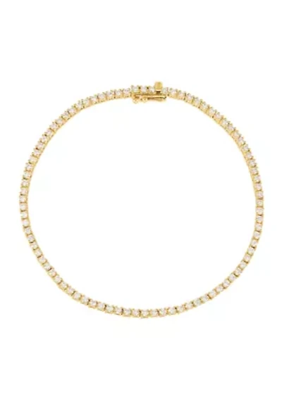 2 ct. t.w. Lab Created Diamond Tennis Bracelet 10K White Gold