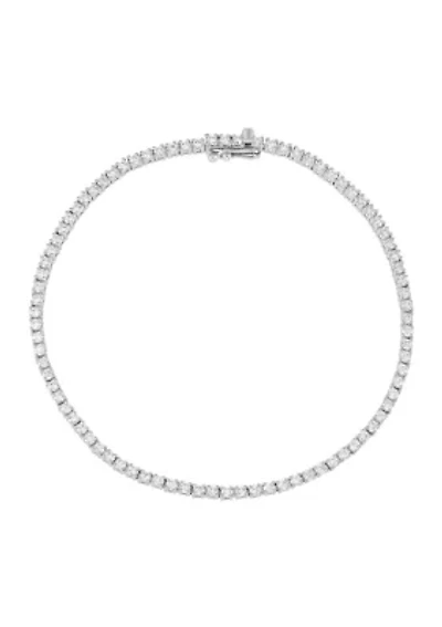 2 ct. t.w. Lab Created Diamond Tennis Bracelet 10K White Gold