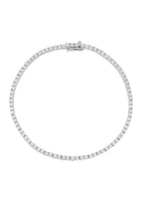 2 ct. t.w. Lab Created Diamond Tennis Bracelet 10K White Gold