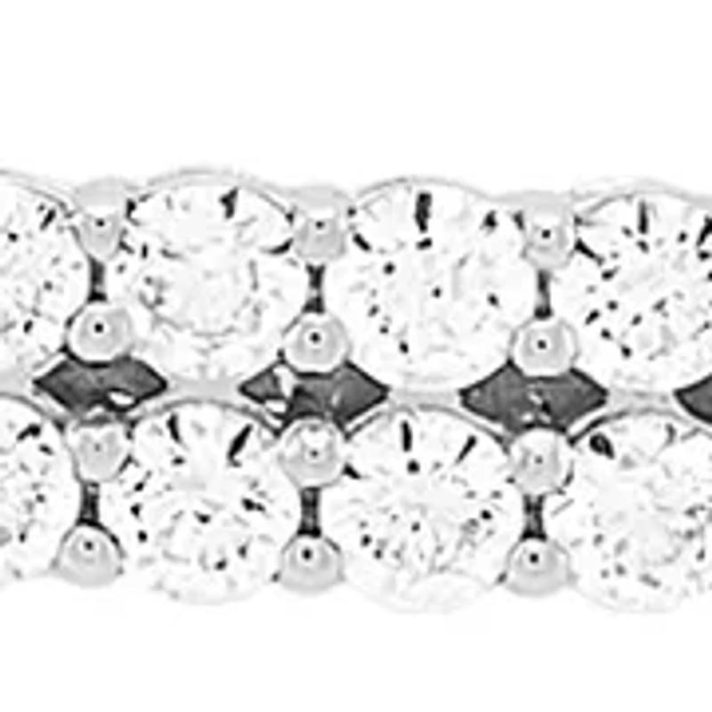 2 ct. t.w. Lab Grown Diamond Bangle in Sterling Silver