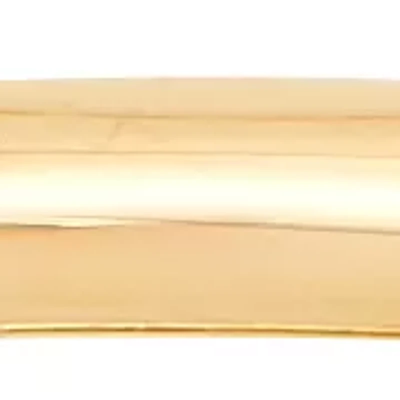 Hollow Oval Link Bracelet in Gold Over Silver